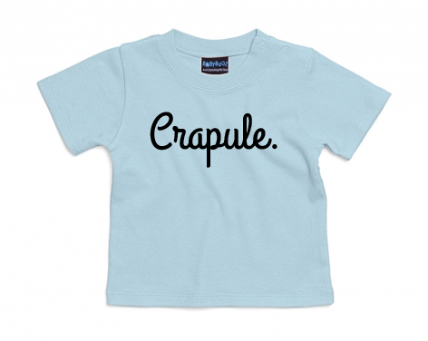 T-shirt Crapule bleu ciel