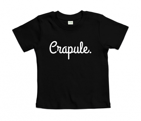 T-shirt Crapule noir