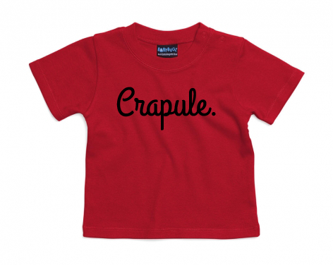 T-shirt Crapule rouge