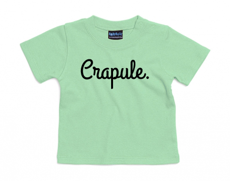 T-shirt Crapule vert menthe