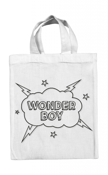 Mini tote bag Wonder boy