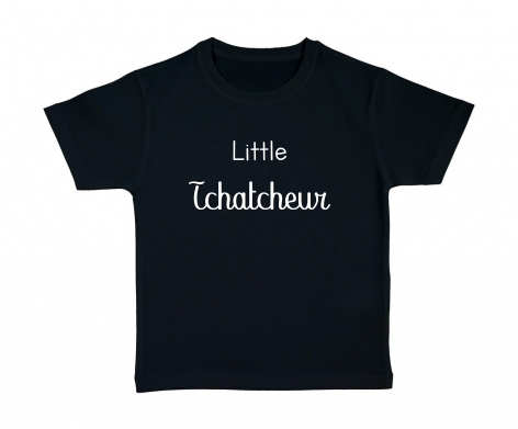 tshirt-enfant-noir-little-tchatcheur