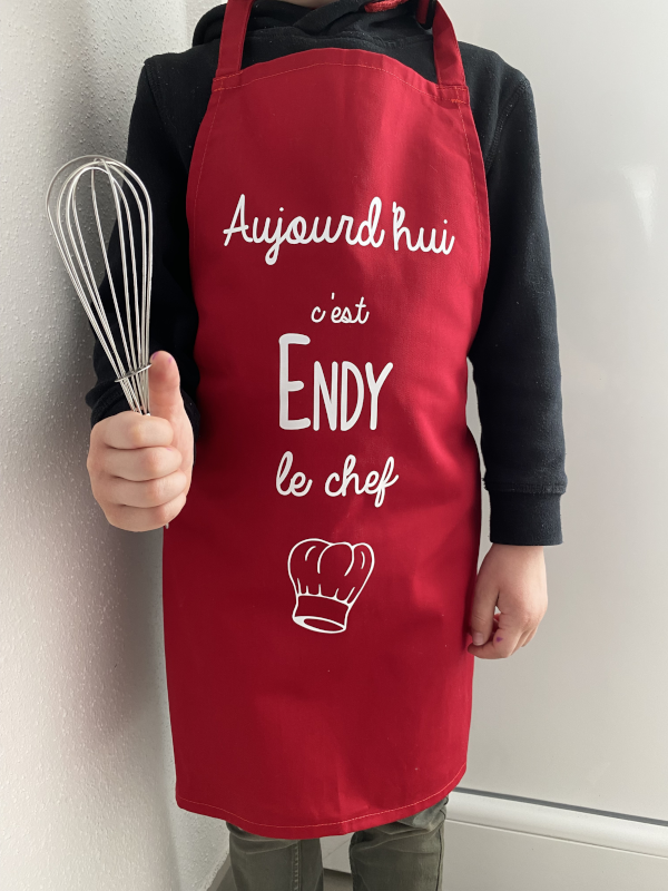 Tablier enfant personnalisé