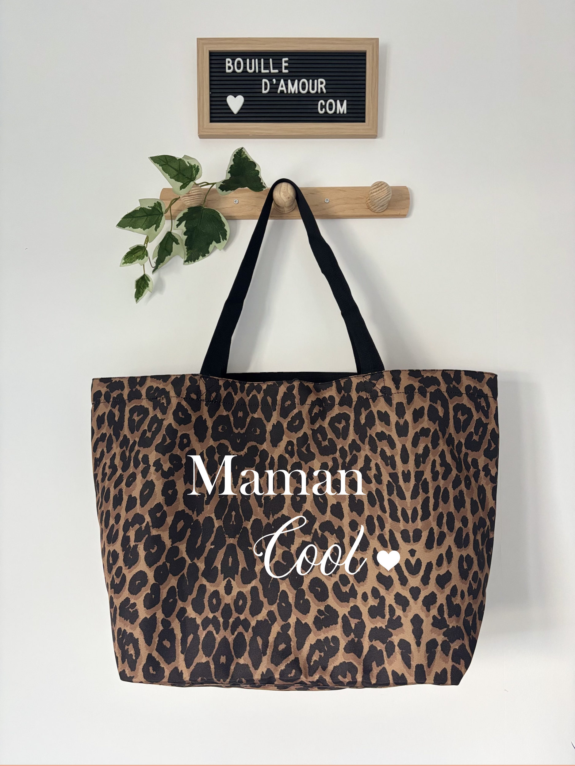 Sac léopard personnalisé