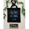 Tote bag personnalisé "Elu papy de l'année"