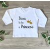T-shirt bébé personnalisé Born to be a princess