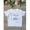 T-shirt bébé personnalisé Bonne fête au meilleur des papas
