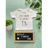 T-shirt bébé personnalisé c'est l'heure de l'apéro