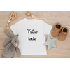 T-shirt personnalisable bébé votre texte