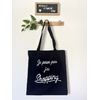 Tote bag personnalisé je peux pas j'ai shopping