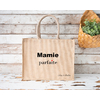 Sac cabas en jute personnalisé Mamie parfaite