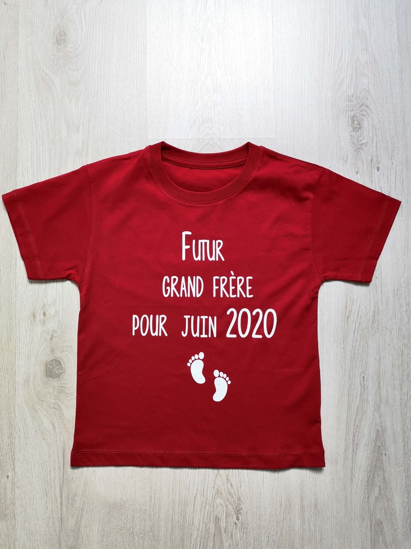 Tshirt enfant "Futur grand frère pour" Bouille d'amour