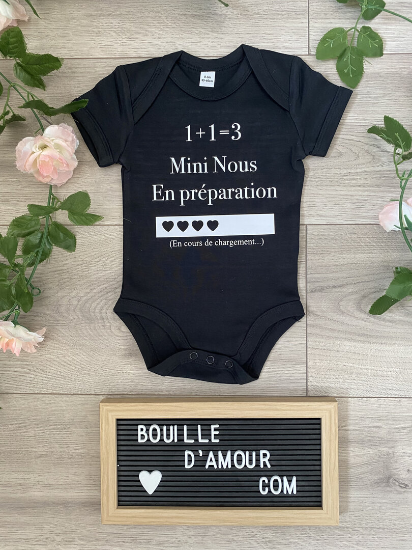 Body Bébé "Petite Sœur" - Cadeau Naissance Ou Annonce Grossesse - Taille 0-6 Mois - Pressions Entrejambe