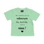 tshirt-bébé-meilleure-mamie-du-monde-vert (1)