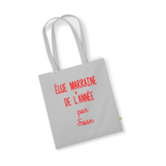 totebag-élue marraine de lannée par-gris