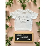 t-shirt bébé personnalisé jai la meilleure maman du monde
