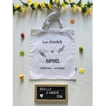 Tote bag personnalisé les chocolats de