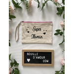 Pochette personnalisé Super Maman