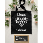 Tote bag personnalisé "Mamie d'amour"