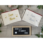 Pochette personnalisée "Super Mamie"