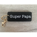 Porte-clé personnalisé "Super Papa"