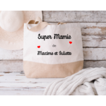 Sac cabas personnalisé mamie