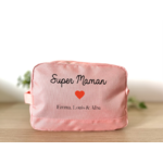 Trousse de toilette personnalisée super maman