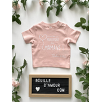 T-shirt bébé personnalisé Bonne fête à la meilleure des mamans