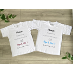 T-shirt enfant personnalisé demande en mariage