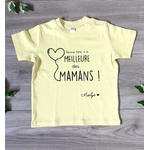 Tee shirt personnalisé fête des mères