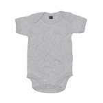 body bébé personnalisé gris