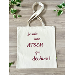 Tote bag atsem qui déchire
