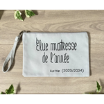 Pochette personnalisée élue maîtresse de lannée