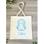 Tote bag personnalisé pingouin