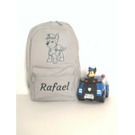 Sac à dos personnalisé gris Pat Patrouille