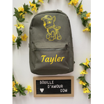 Sac à dos avec prénom Pat patrouille