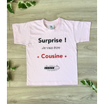 T-shirt personnalisé future cousine
