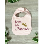 Bavoir bébé fille personnalisé