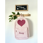 Sac à dos coeur personnalisé