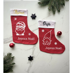 Botte de noël personnalisée gnome