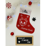 Botte de Noël personnalisée %22Renne%22