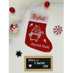 Botte de Noël personnalisée %22Pingouin%22