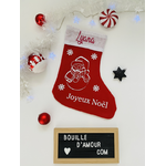 Botte de Noël personnalisée %22Bonhomme de Neige%22