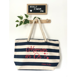 Sac de plage personnalisé maman en or
