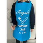 Tablier enfant personnalisé %22nommé chef 3 étoiles%22