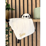 Doudou panda personnalisé