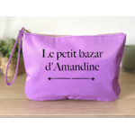 Pochette personnalisée Le petit bazar violet
