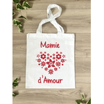 Tote bag personnalisé mamie d'amour