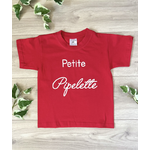 T-shirt personnalisé pour enfant petite pipelette