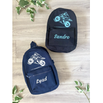 sac à dos maternelle personnalisé avec moto